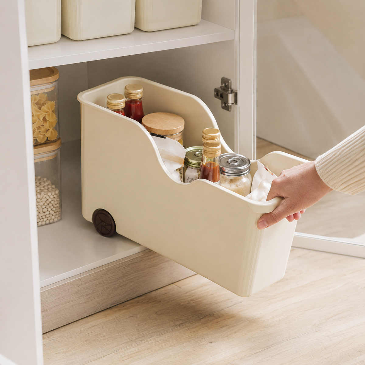 Slide-Out Cabinet Organizer