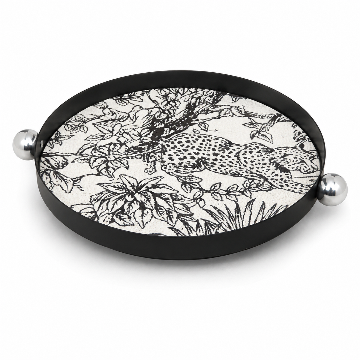 Floral Bird Decorative Tray