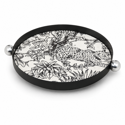 Floral Bird Decorative Tray