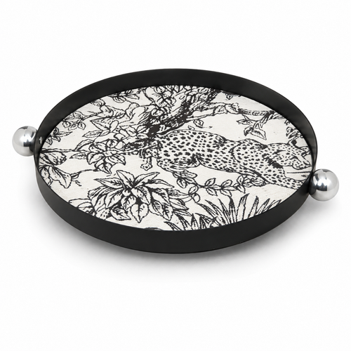 Floral Bird Decorative Tray