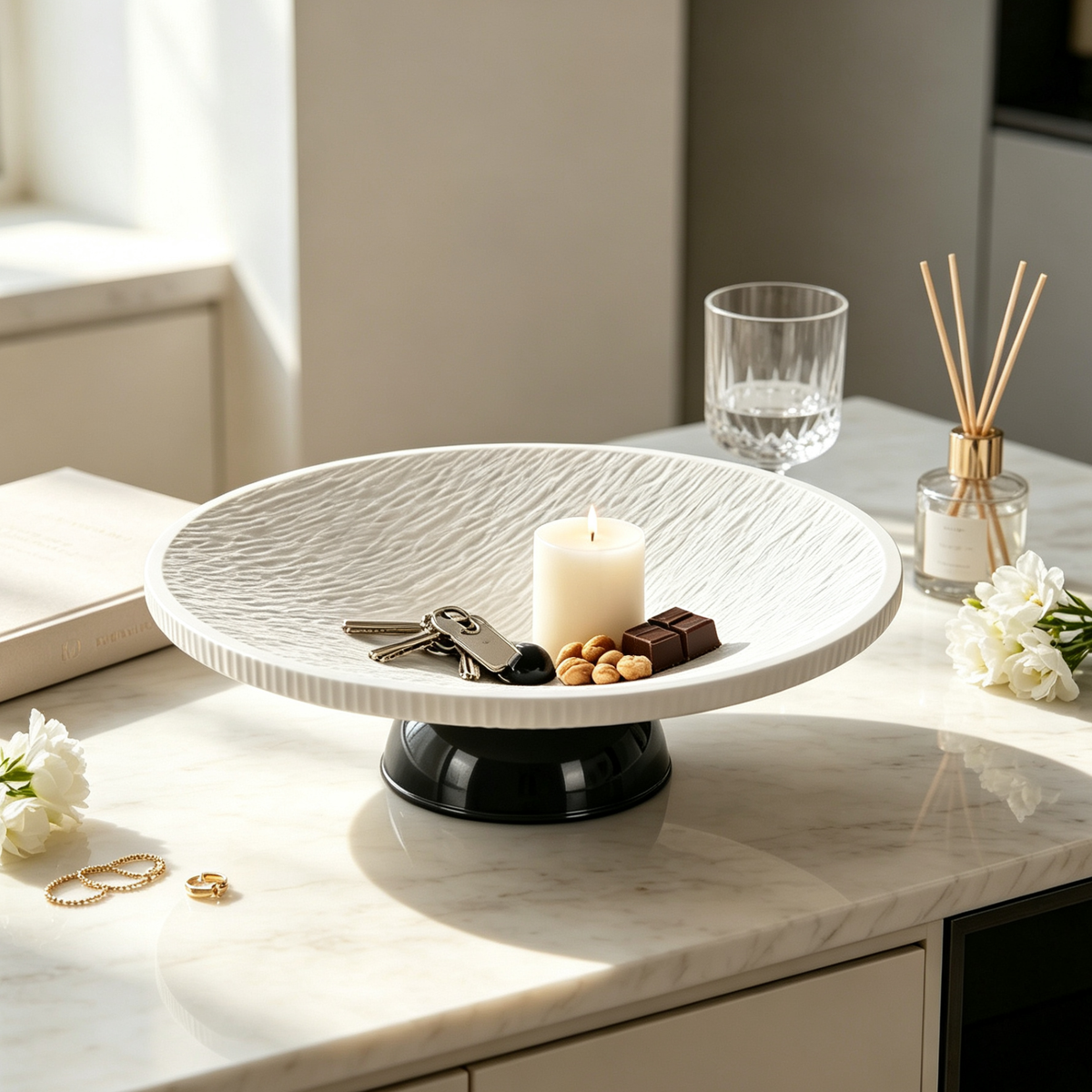 Modern Pedestal Fruit Bowl
