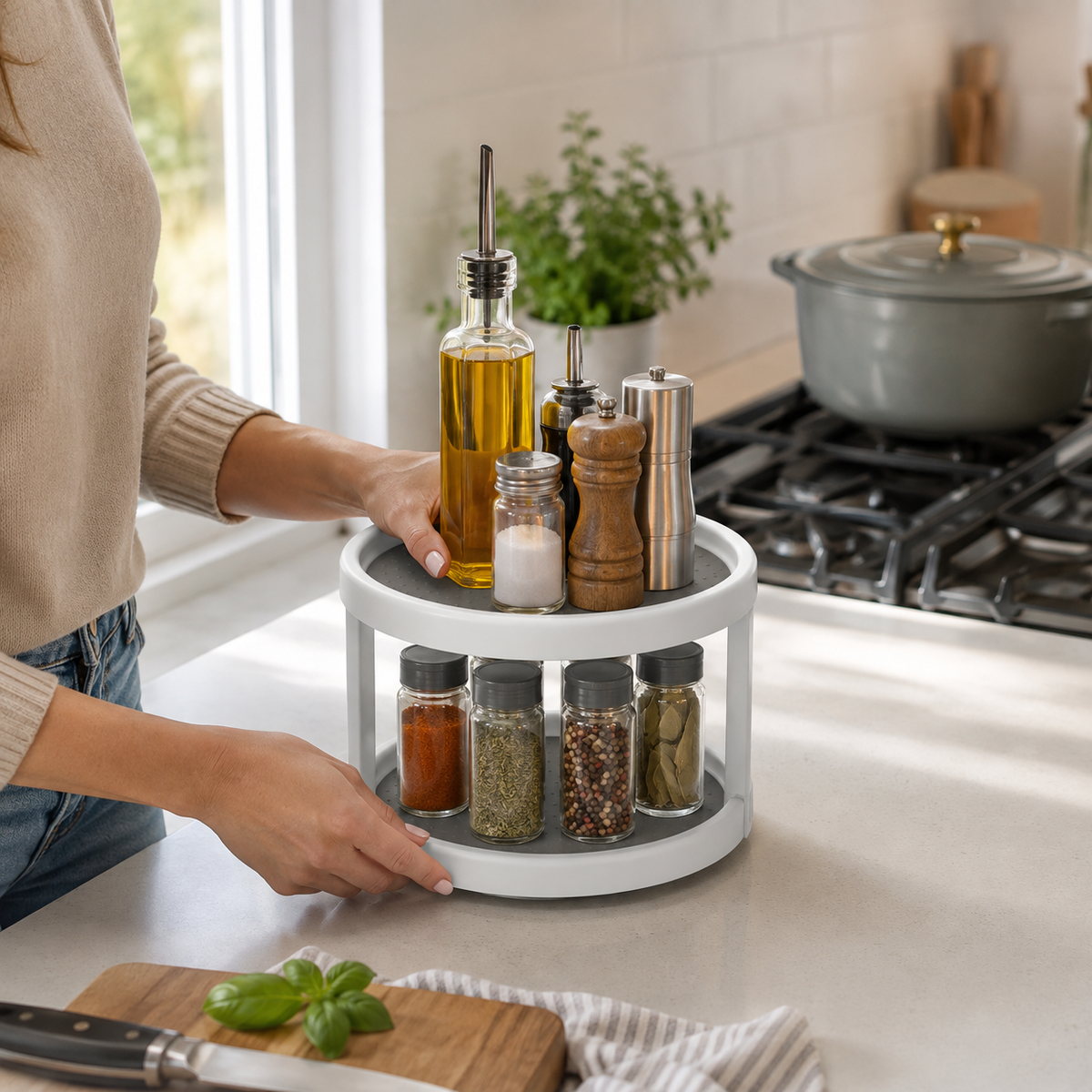Rotating Countertop Organizer