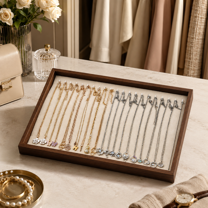 Walnut Jewelry Display Tray